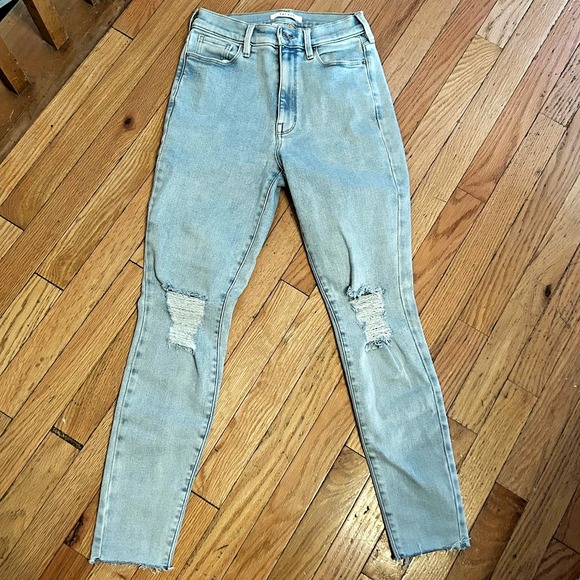 Pacsun Super High Rise Jegging Skinny Jeans Light Wash Size 26 - Picture 1 of 2